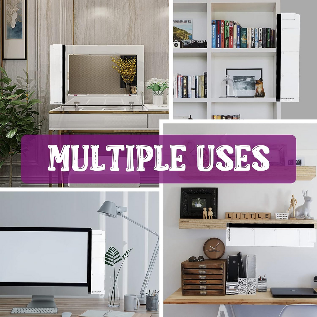 Dual Side Monitor Memo Board